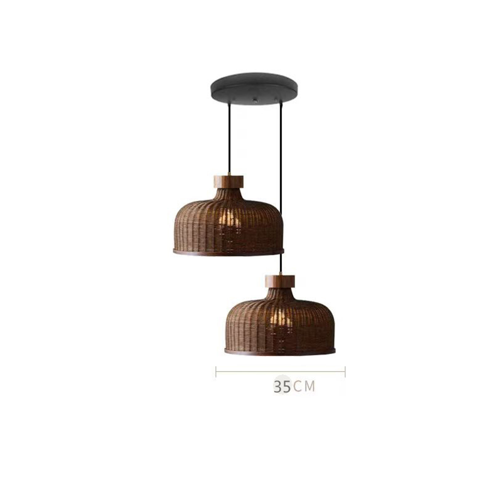 Artistic Vintage Eco-friendly Rattan Pendant Light