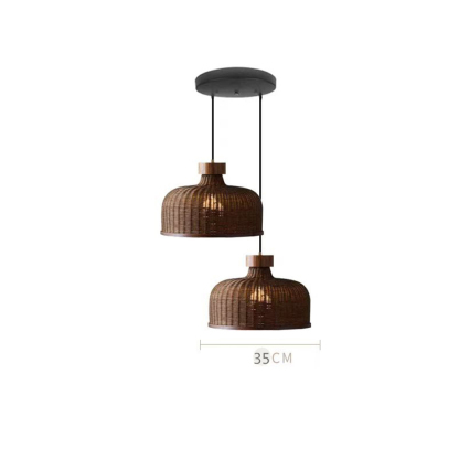 Artistic Vintage Eco-friendly Rattan Pendant Light
