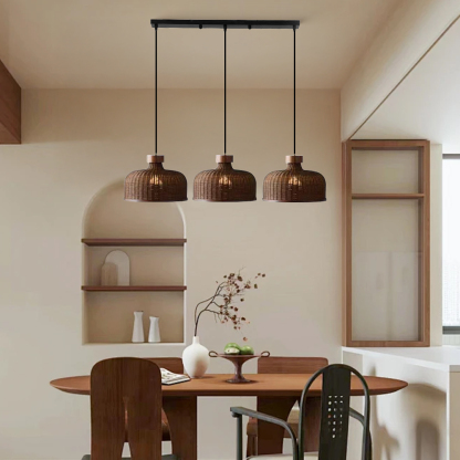 Artistic Vintage Eco-friendly Rattan Pendant Light