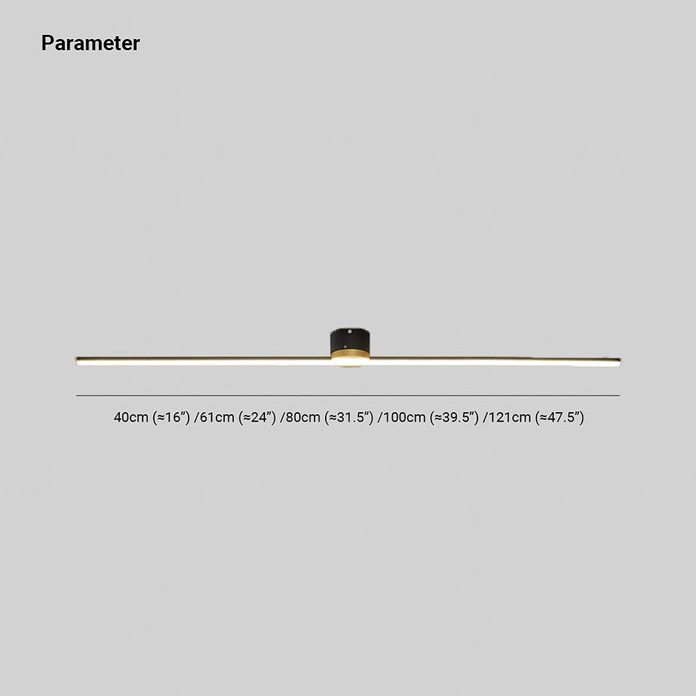 Modern LED Simple Long Strip Ceiling Lamp For Living Room -Homdiy