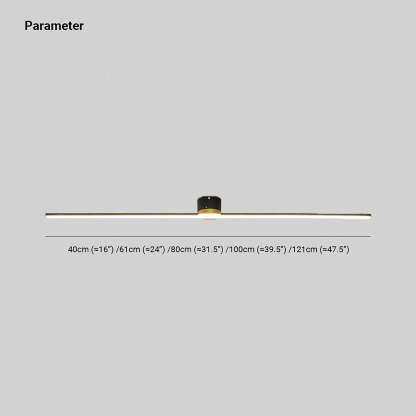 Modern LED Simple Long Strip Ceiling Lamp For Living Room -Homdiy
