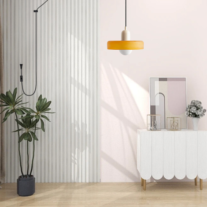 Bauhaus Colorful Glass Plug-In Pendant Light for Modern Rooms