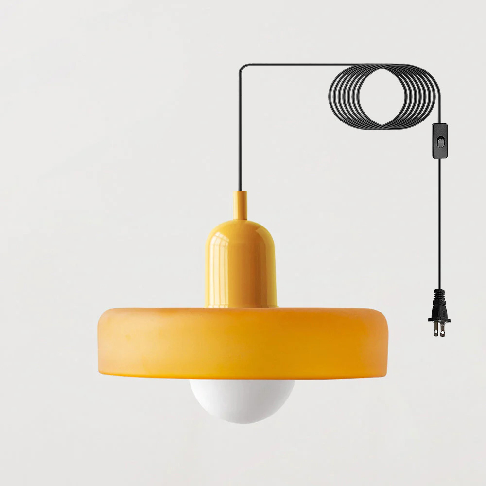 Bauhaus Stained Glass Pendant Light -Homdiy