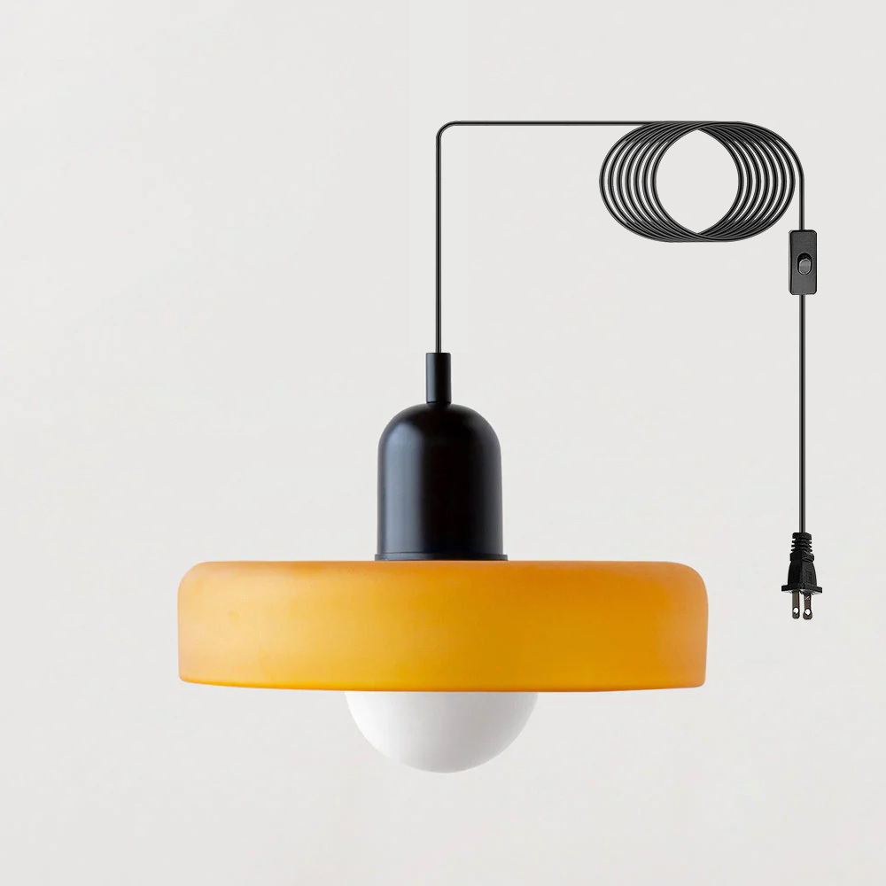 Bauhaus Stained Glass Pendant Light -Homdiy