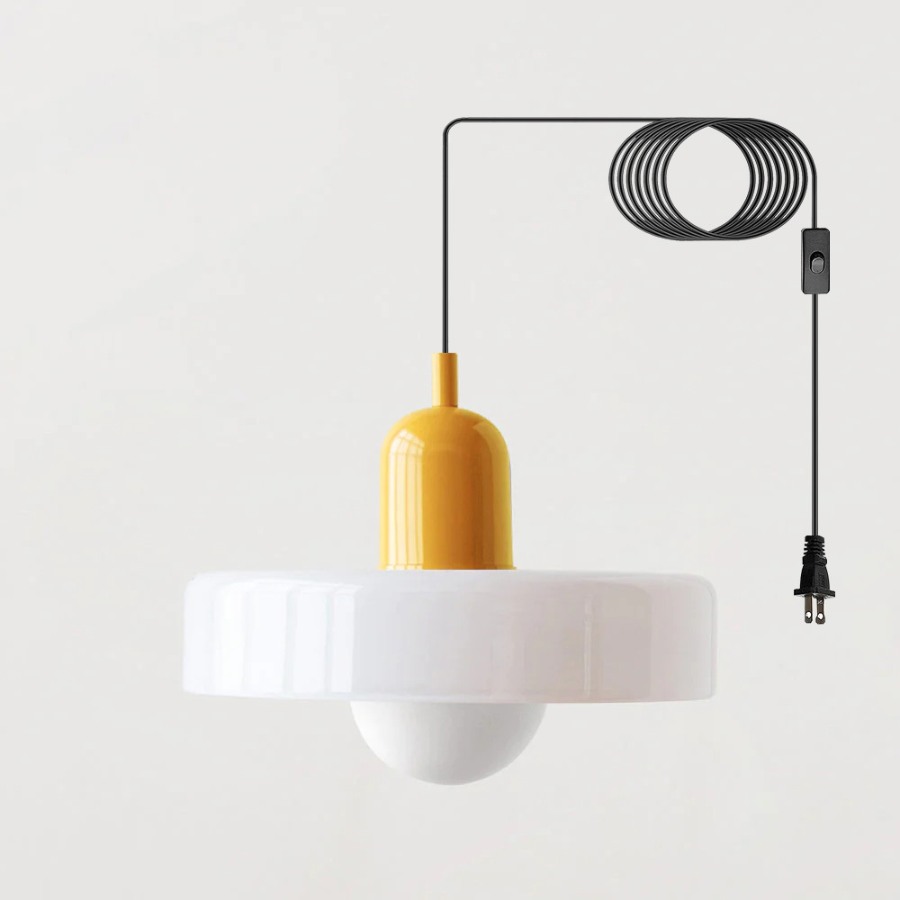 Bauhaus Stained Glass Pendant Light -Homdiy