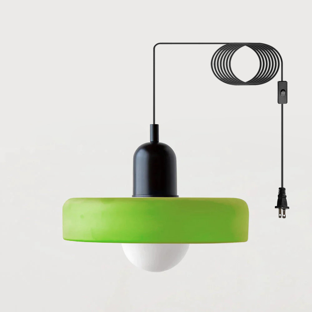 Bauhaus Stained Glass Pendant Light -Homdiy