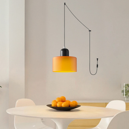 Bauhaus Plug-in Small Glass Pendant Light