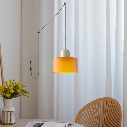 Bauhaus Plug-in Small Glass Pendant Light