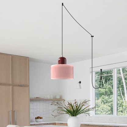 Bauhaus Plug-in Small Glass Pendant Light