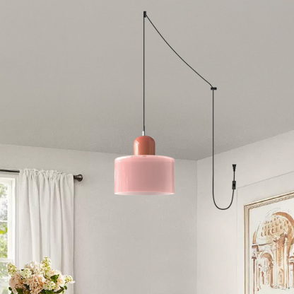 Bauhaus Plug-in Small Glass Pendant Light