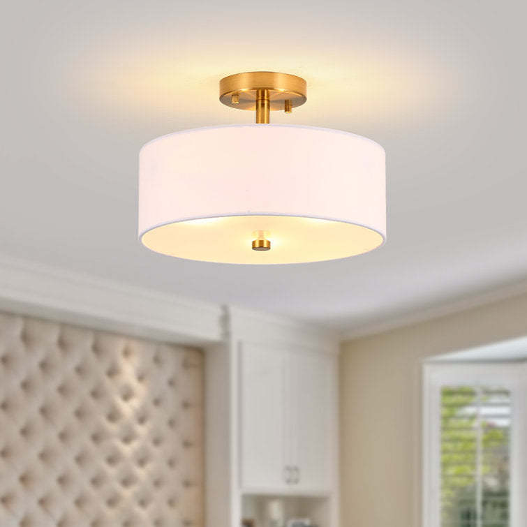 Minimalist Fabric Simple Living Room Ceiling Light -Homdiy