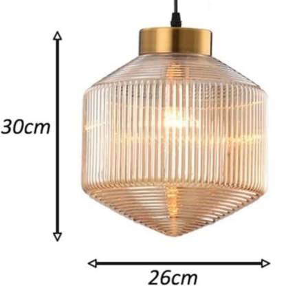 Modernism Prismatic Glass Pendant Lamp -Homdiy