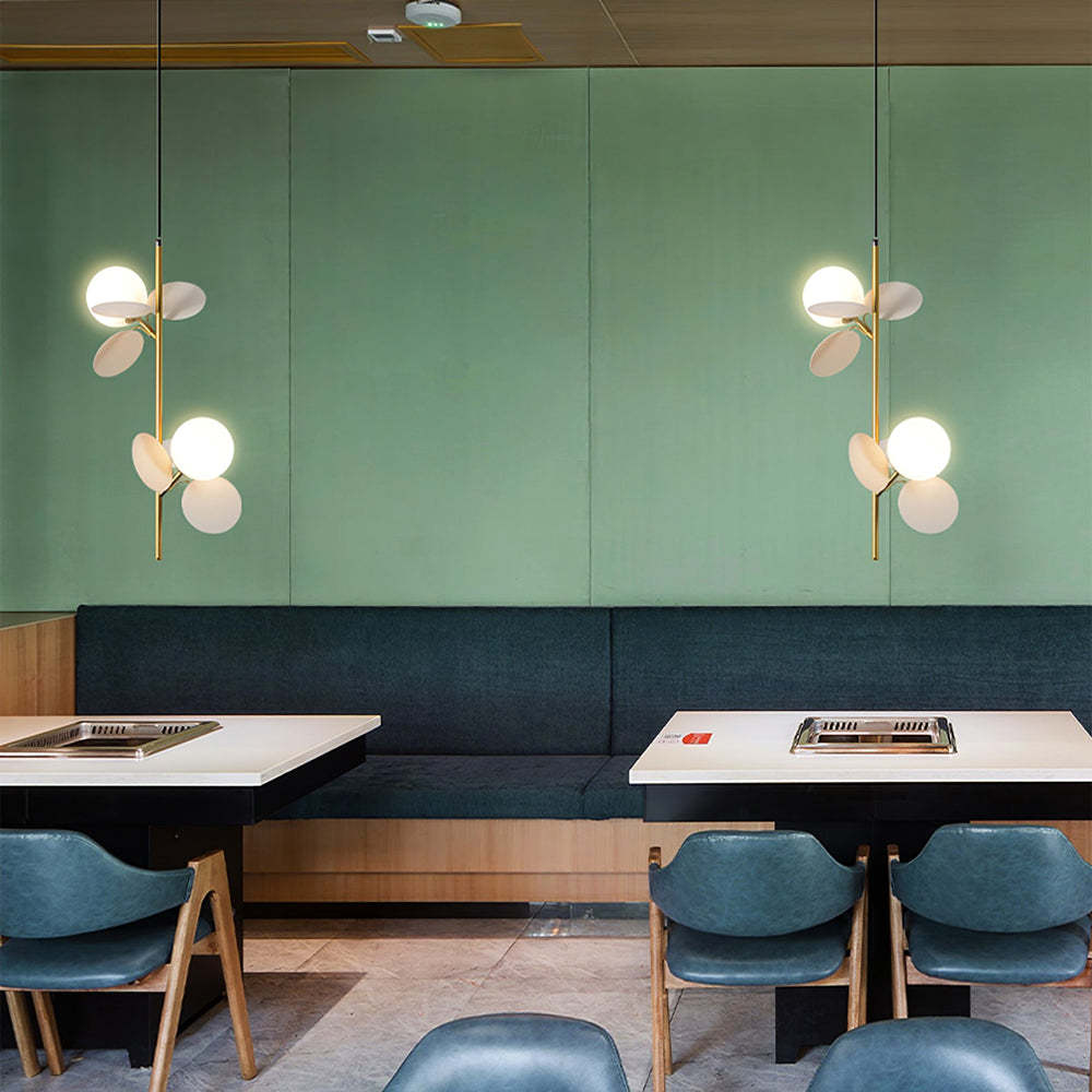 Modern Glass Art Colorful Macaron LED Pendant Light -Homdiy