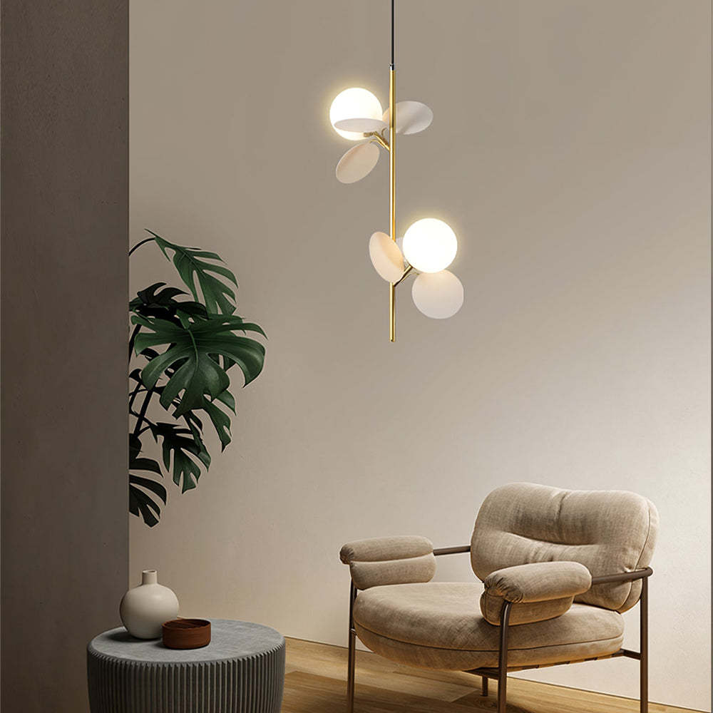 Modern Glass Art Colorful Macaron LED Pendant Light -Homdiy