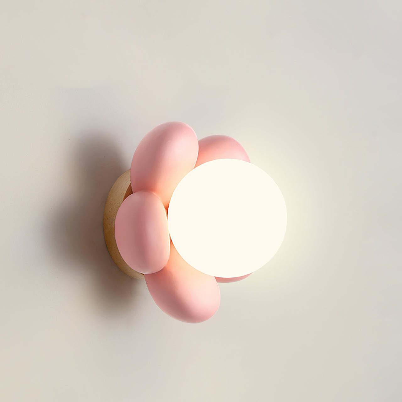 Modern Cute Flower Bedside Wall Light -Homdiy
