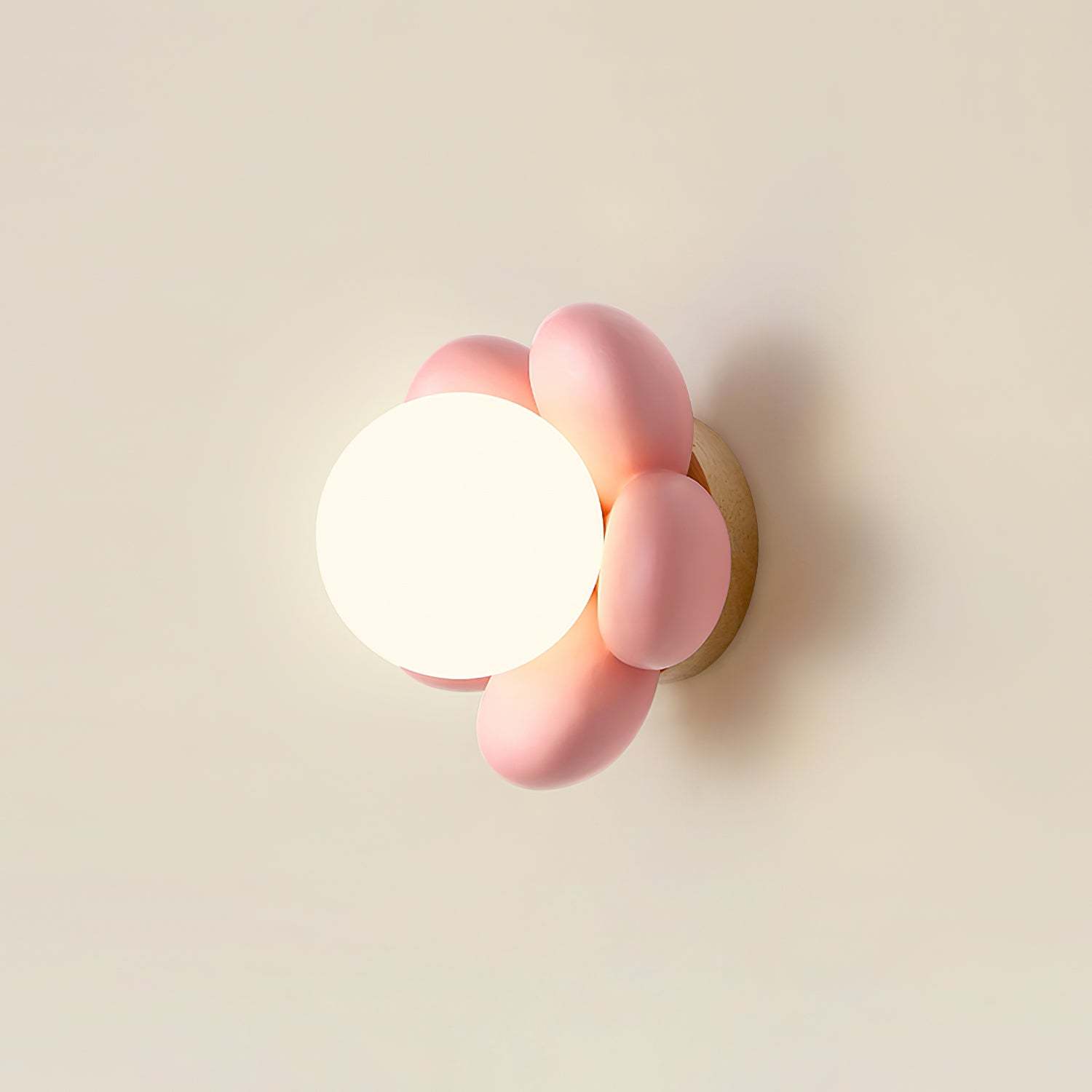 Modern Cute Flower Bedside Wall Light -Homdiy