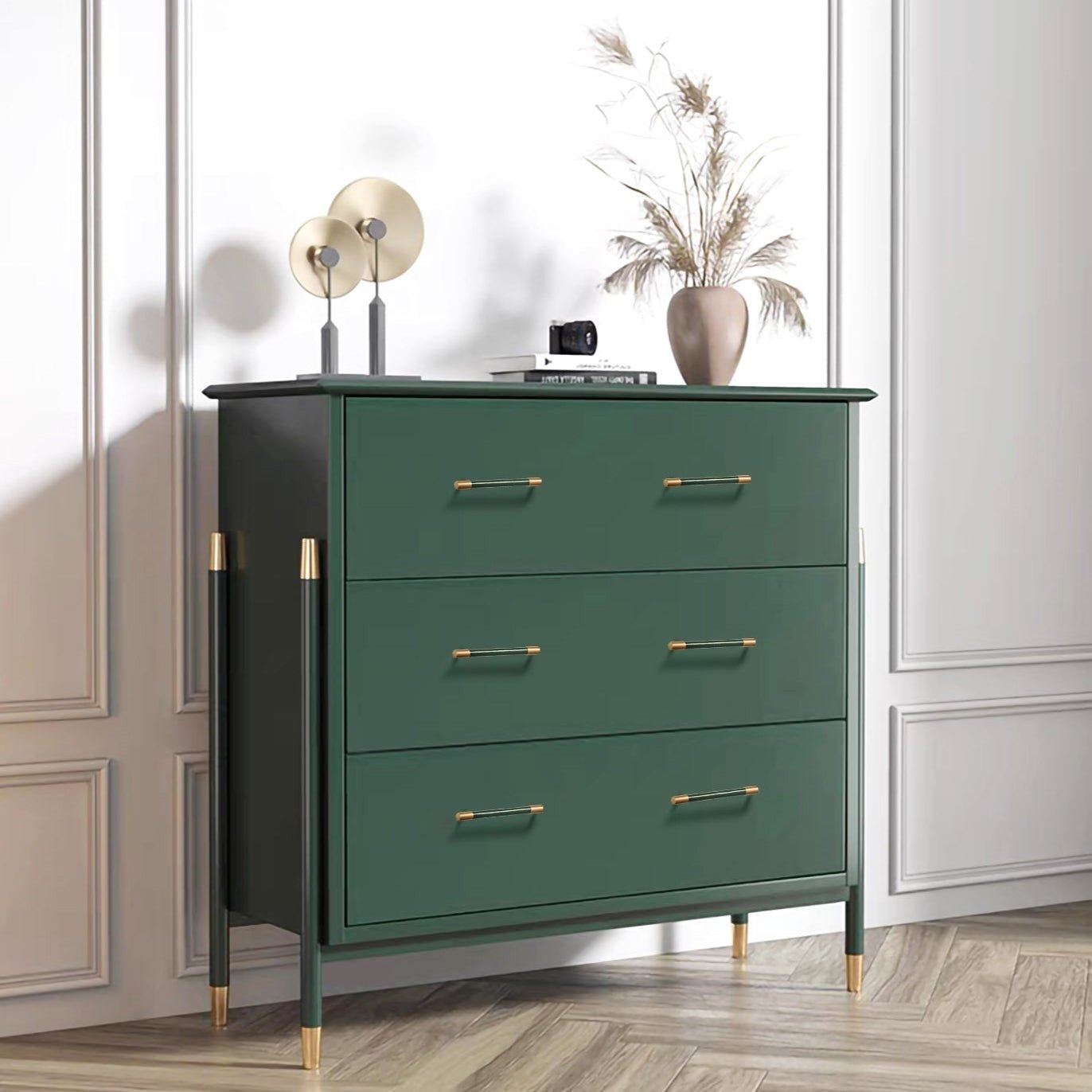 Brass Solid Leather Handmade Cabinet Pulls Dresser Knobs