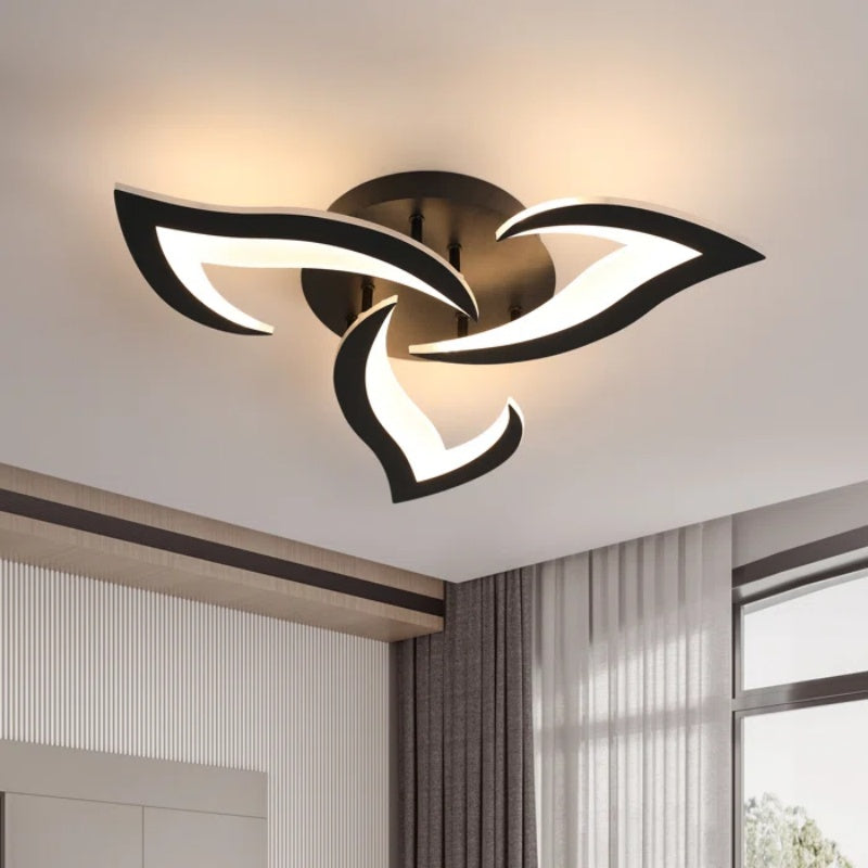 Modern Creative Iron Acrylic LED Flush Ceiling Light