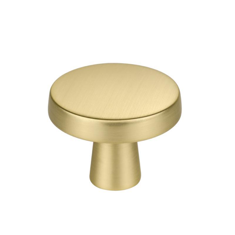 12 Pack Round Drawer Knobs Gold Kitchen Cabinet Knobs(LS5310GD) -Homdiy