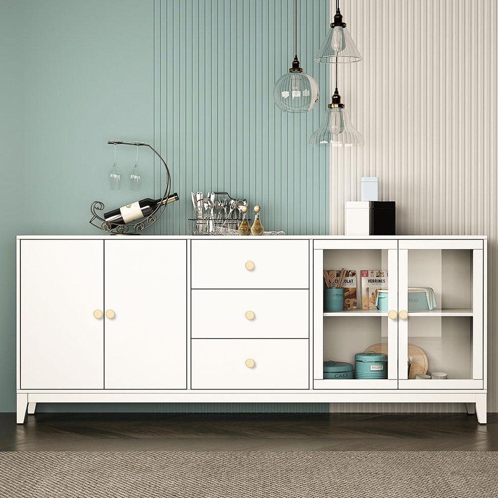 20 Pack Gold Drawer Knobs Decorative Cabinet Knobs Suitable for Kitchen Cabinets(LS6214PS) -Homdiy