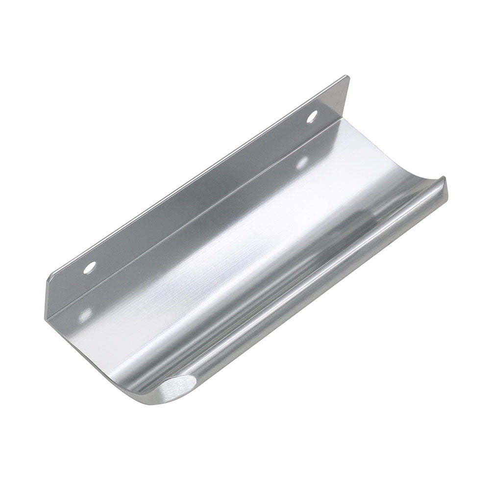 Brushed Nickel Cabinet Finger Edge Pulls Round Closet Door Finger Pull -Homdiy