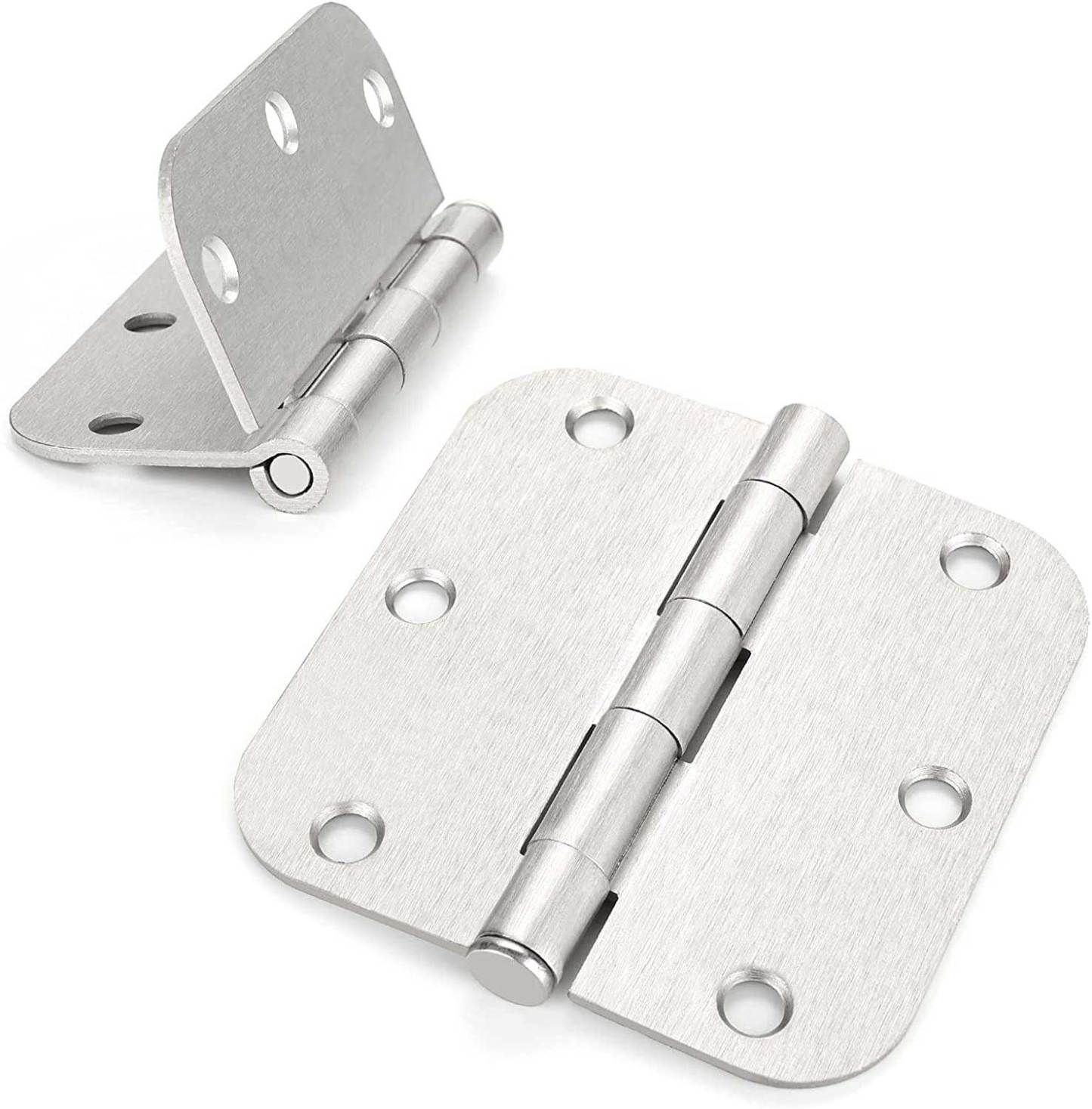 24 Pack Brushed Nickel Interior Door Hinges 3.5inch Sliver Door Hardware -Homdiy