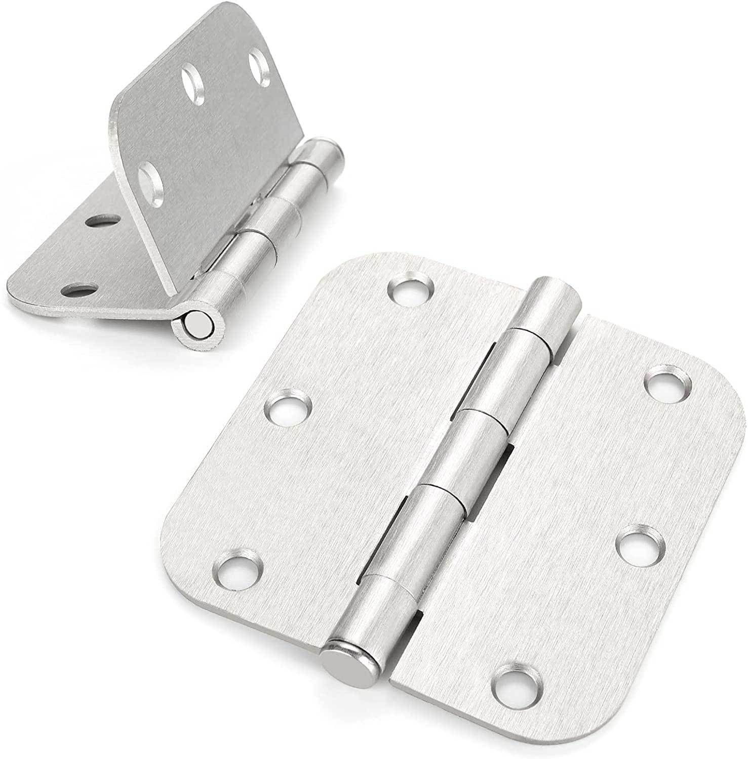 18 Pack Brushed Nickel Door Hinges 3.5inch Interior Door Hardware -Homdiy