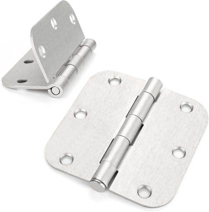 24 Pack Brushed Nickel Interior Door Hinges 3.5inch Sliver Door Hardware -Homdiy
