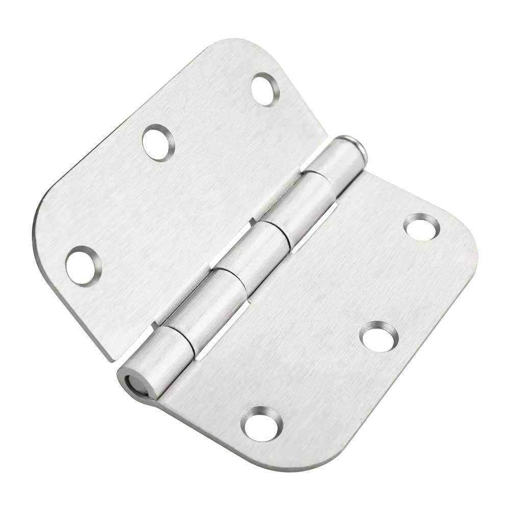 24 Pack Brushed Nickel Interior Door Hinges 3.5inch Sliver Door Hardware -Homdiy