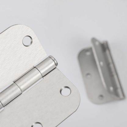 24 Pack Brushed Nickel Interior Door Hinges 3.5inch Sliver Door Hardware -Homdiy