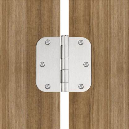 24 Pack Brushed Nickel Interior Door Hinges 3.5inch Sliver Door Hardware -Homdiy
