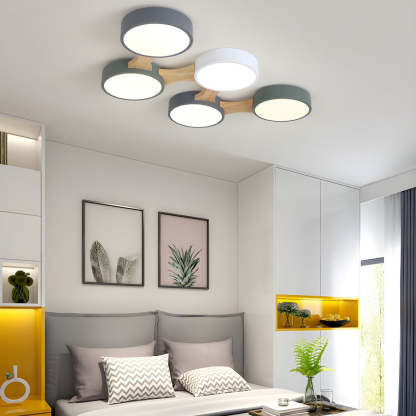 Minimalist Round Bedroom LED Ceiling Light