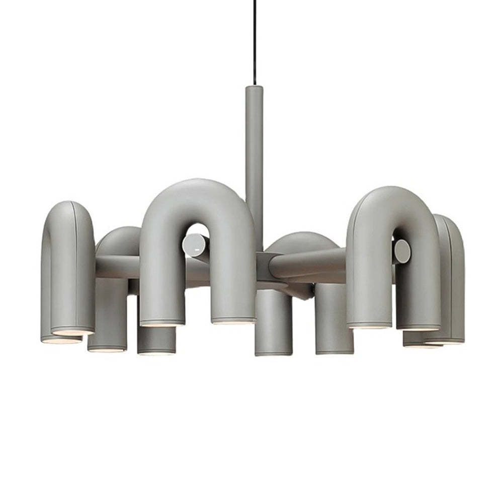 Contemporary Minimalist Pipe Shaped Chandelier -Homdiy