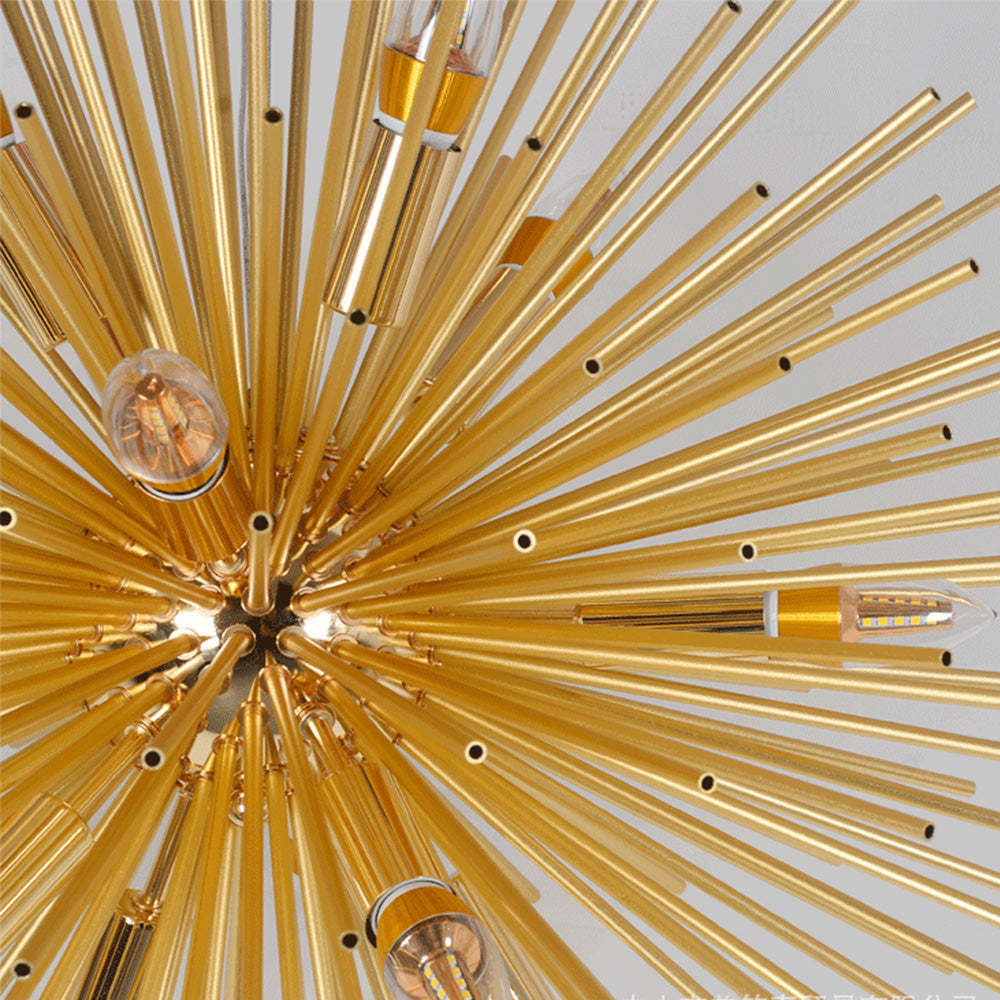 Modern Gold Multiple Heads Sputnik Chandeliers -Homdiy