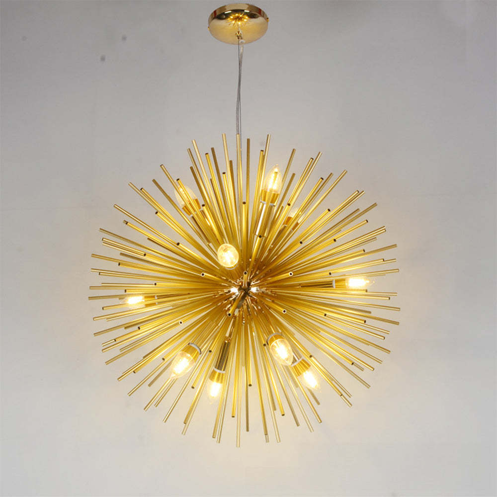 Modern Gold Multiple Heads Sputnik Chandeliers -Homdiy