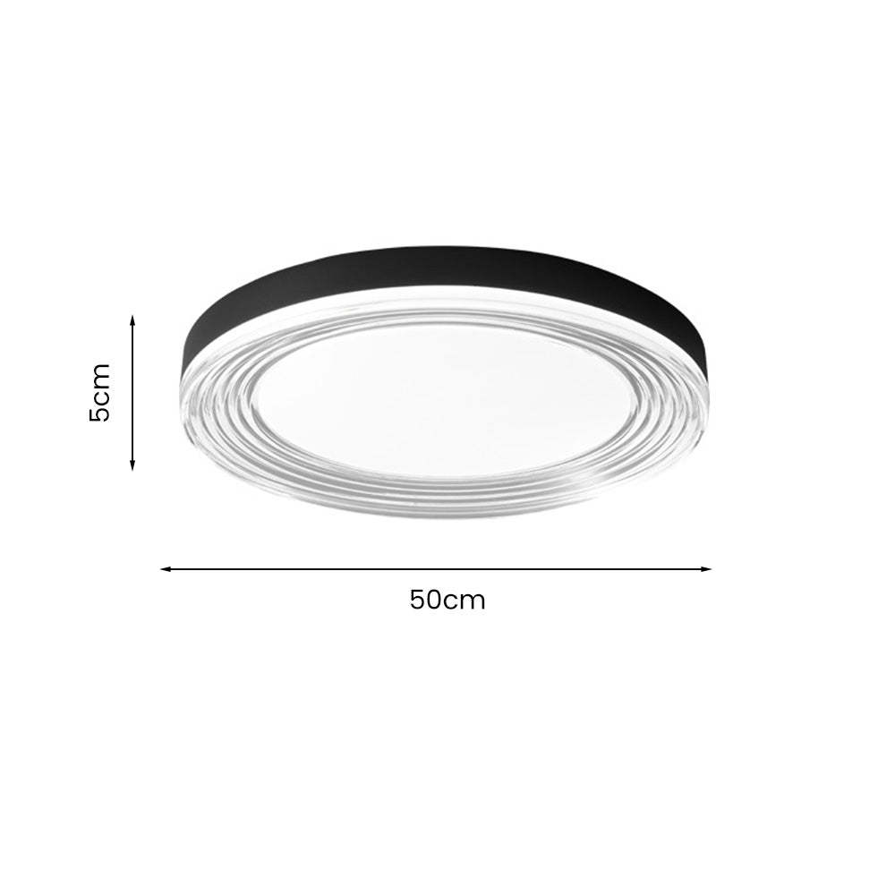Round Shape LED Flush Ceiling Light -Homdiy