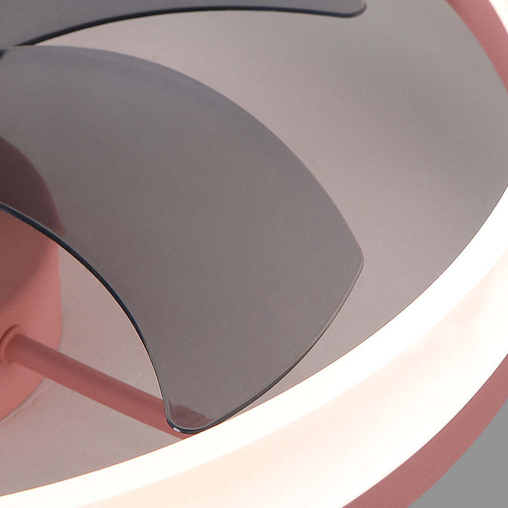 Nordic Simplicity Modern Flush Mount 5-Blade Ceiling Fan Light -Homdiy