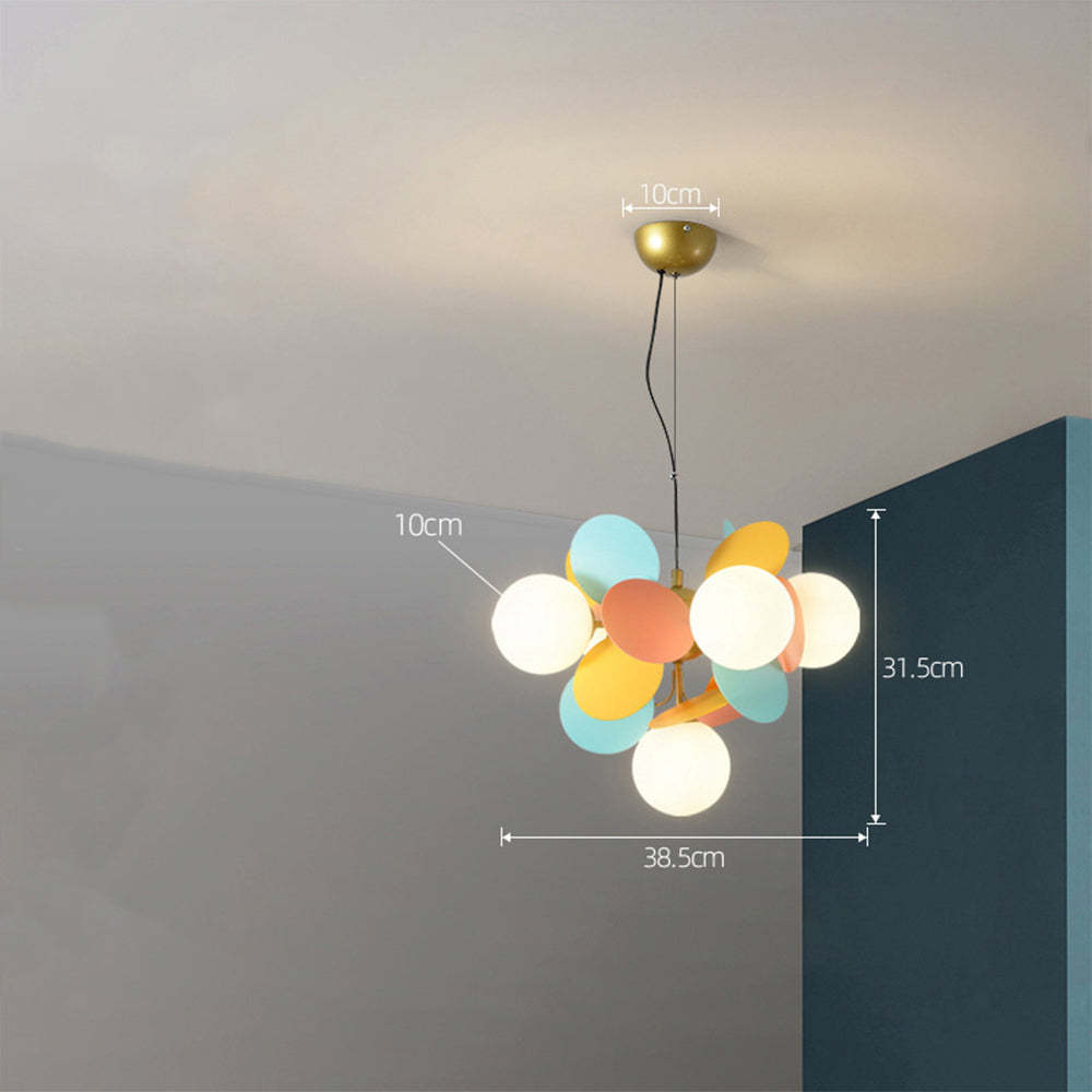 Multicolored Flower-Branch Shaped Chandelier -Homdiy