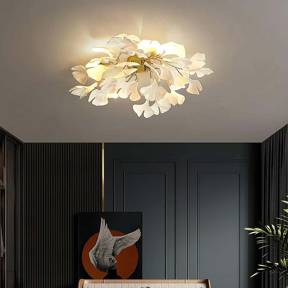 Luxury Falling Flower Ceiling Lamp -Homdiy