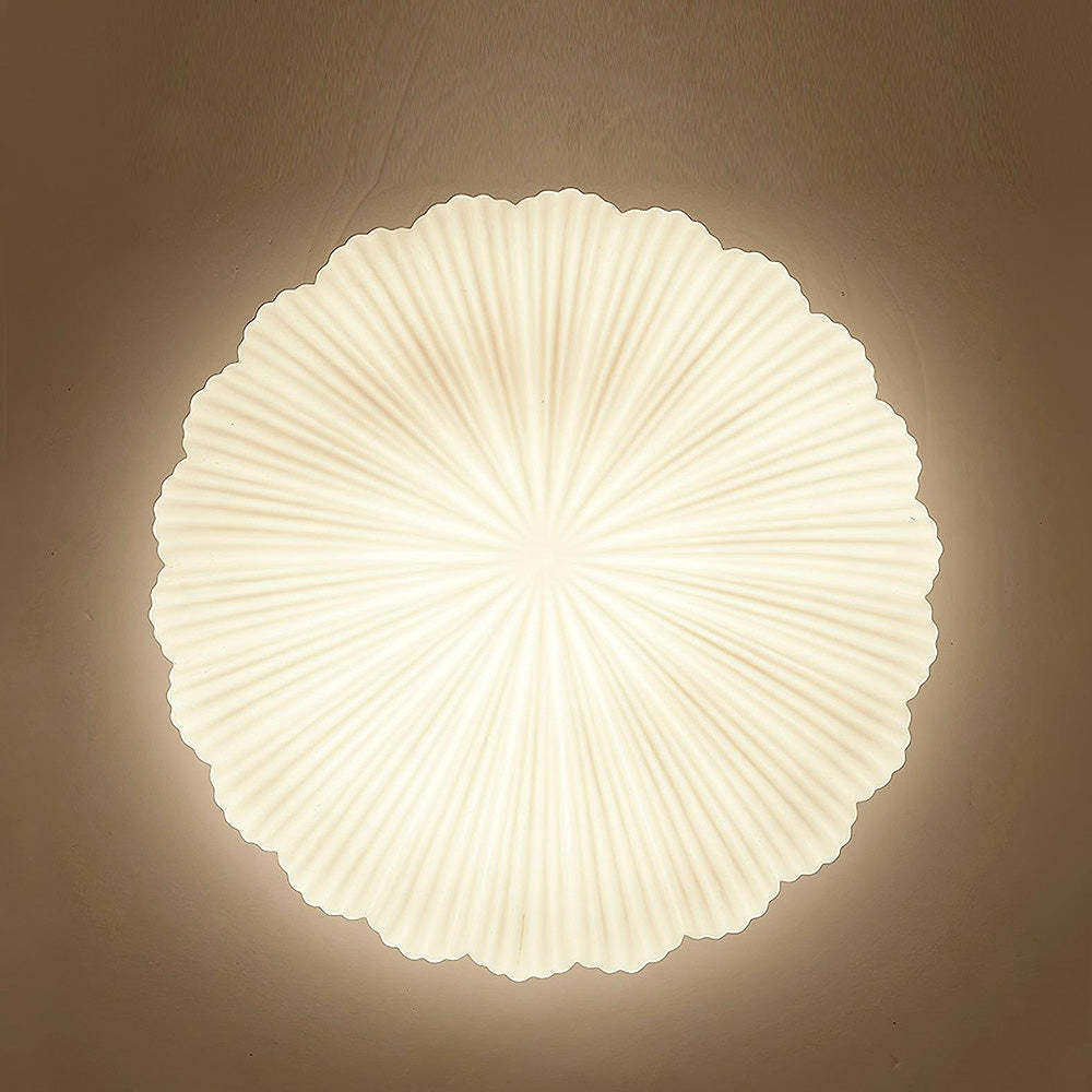 Retro Seashell LED Round Ceiling Lamp -Homdiy