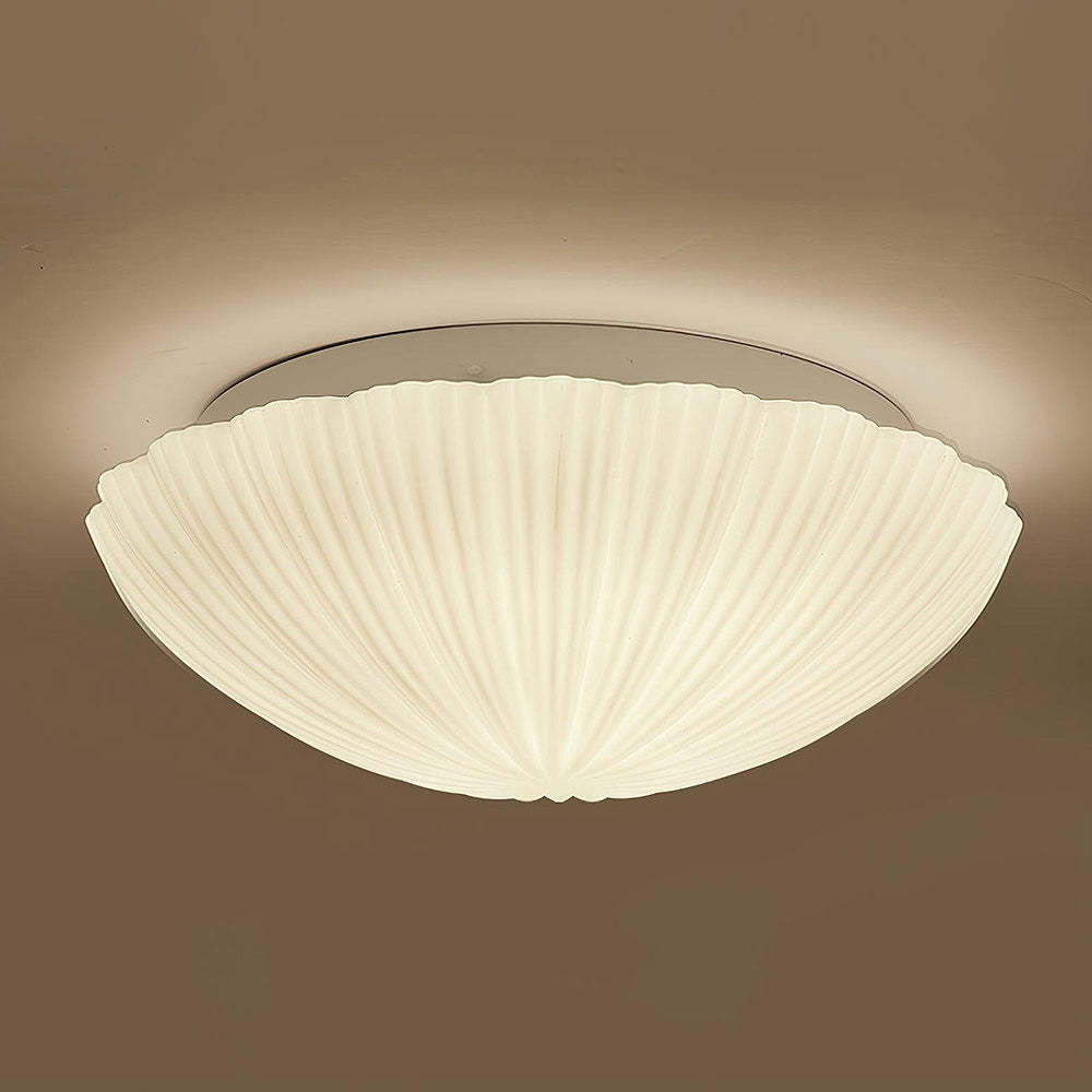 Retro Seashell LED Round Ceiling Lamp -Homdiy