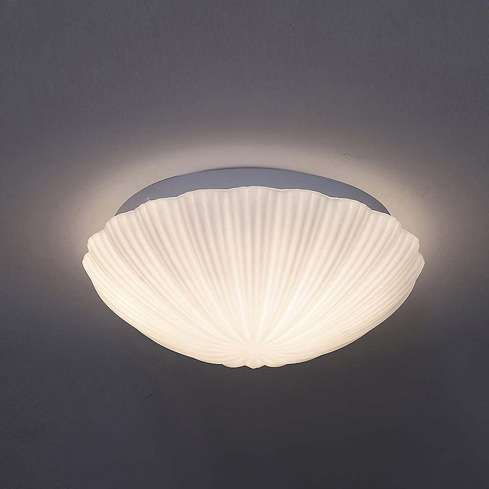 Retro Seashell LED Round Ceiling Lamp -Homdiy