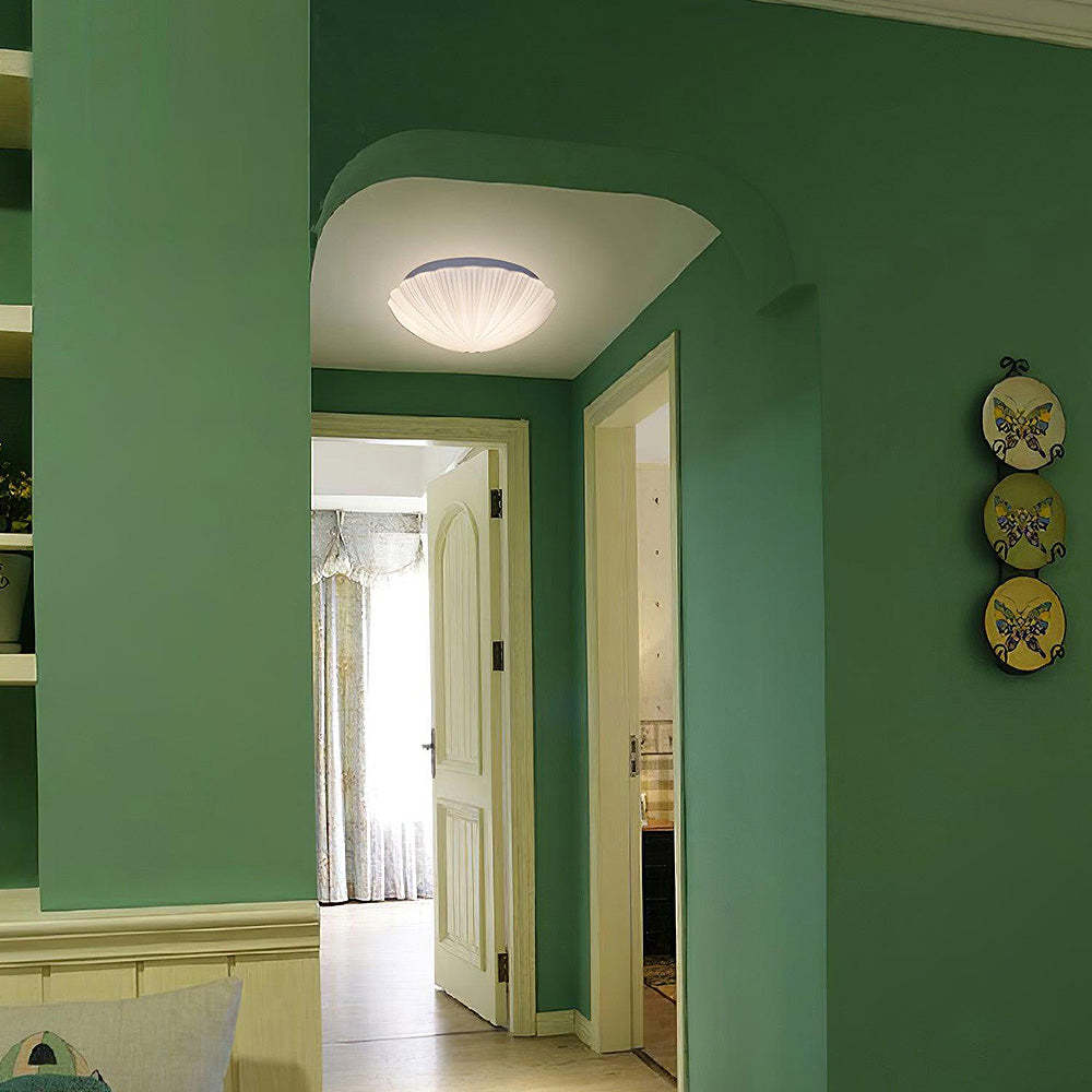Retro Seashell LED Round Ceiling Lamp -Homdiy