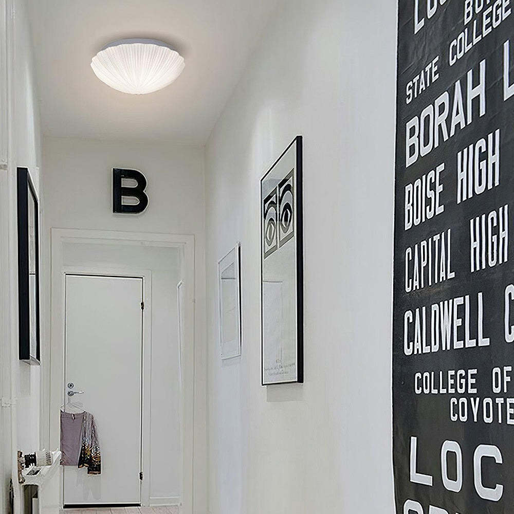 Retro Seashell LED Round Ceiling Lamp -Homdiy