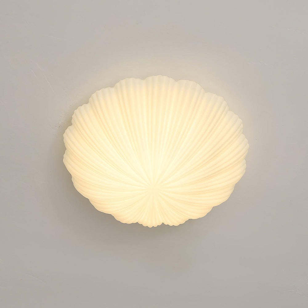 Retro Seashell LED Round Ceiling Lamp -Homdiy