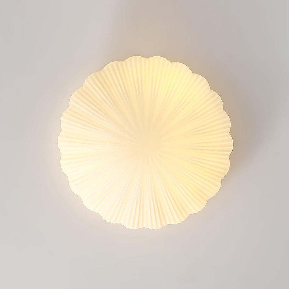 Retro Seashell LED Round Ceiling Lamp -Homdiy