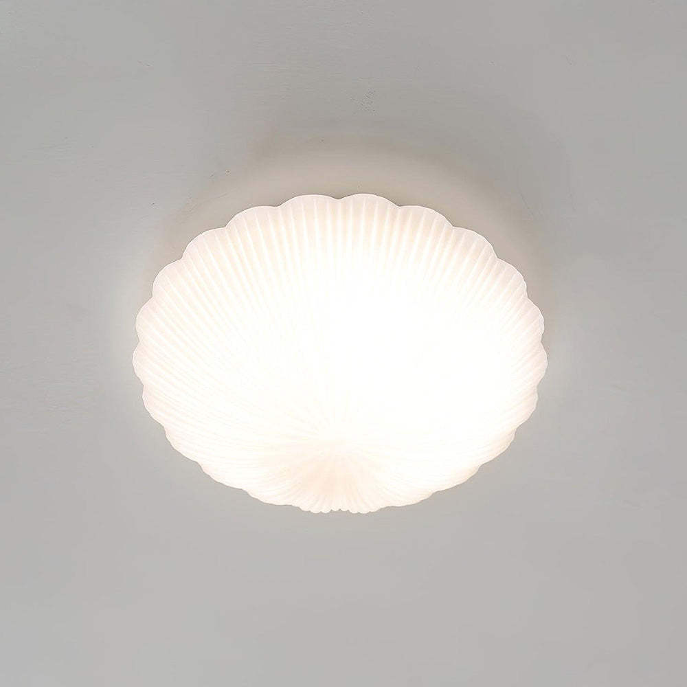 Retro Seashell LED Round Ceiling Lamp -Homdiy