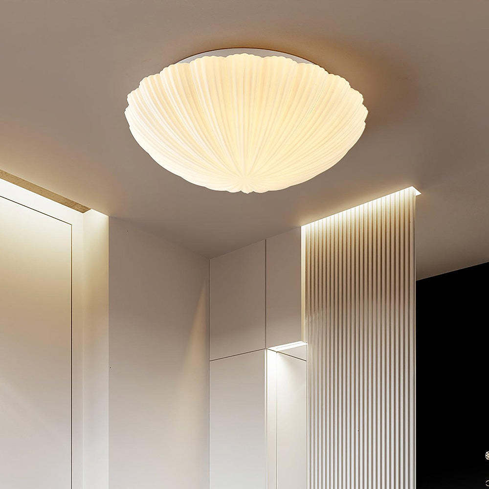 Retro Seashell LED Round Ceiling Lamp -Homdiy