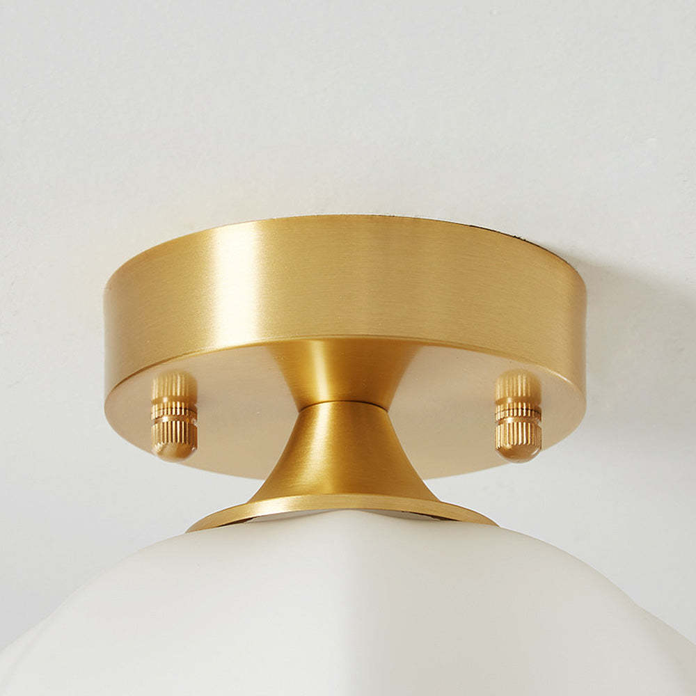 French Cream White Entrance Ceiling Light -Homdiy