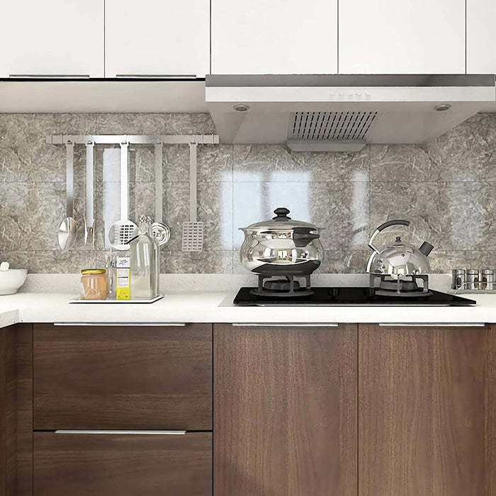 Black Kitchen Cabinet Finger Edge Drawer Pulls -Homdiy